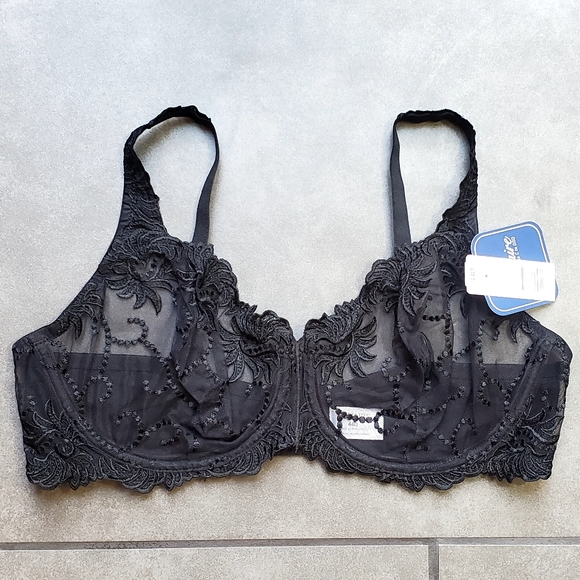 NWT Lunaire Sevilla Embroidered Demi Bra 44D - Picture 1 of 12
